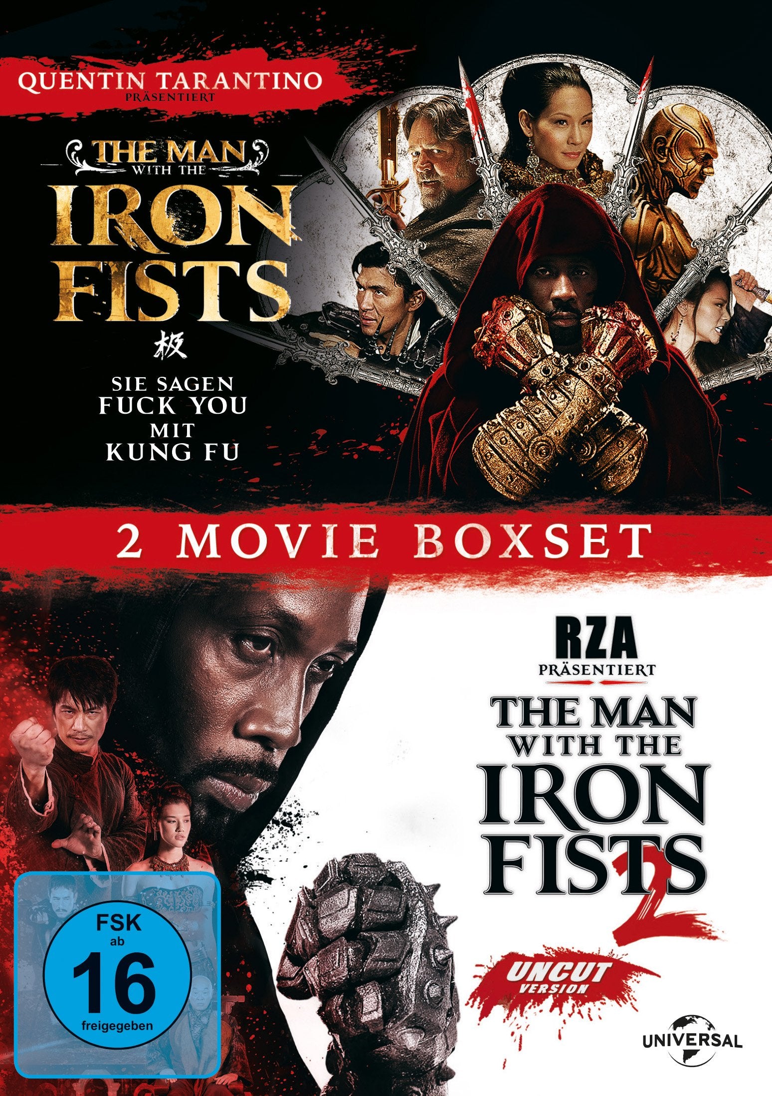 The Man with the Iron Fists 1+2 Movies