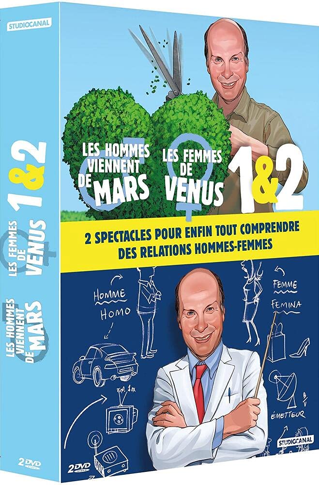 Coffret les hommes viennent de mars, les femmes de venus 1 et 2 Films