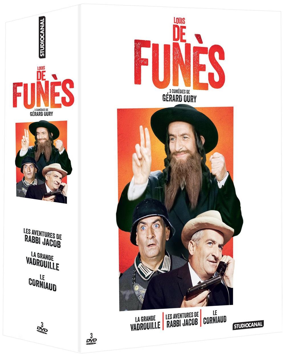Coffret louis de funès 3 Films