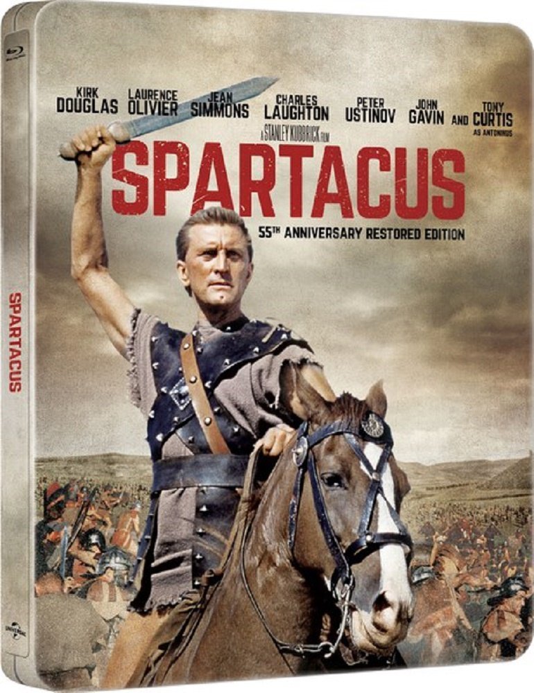 Spartacus Steelbook, 55th Anniversary uk Edition Steelbook Uncut, Films
