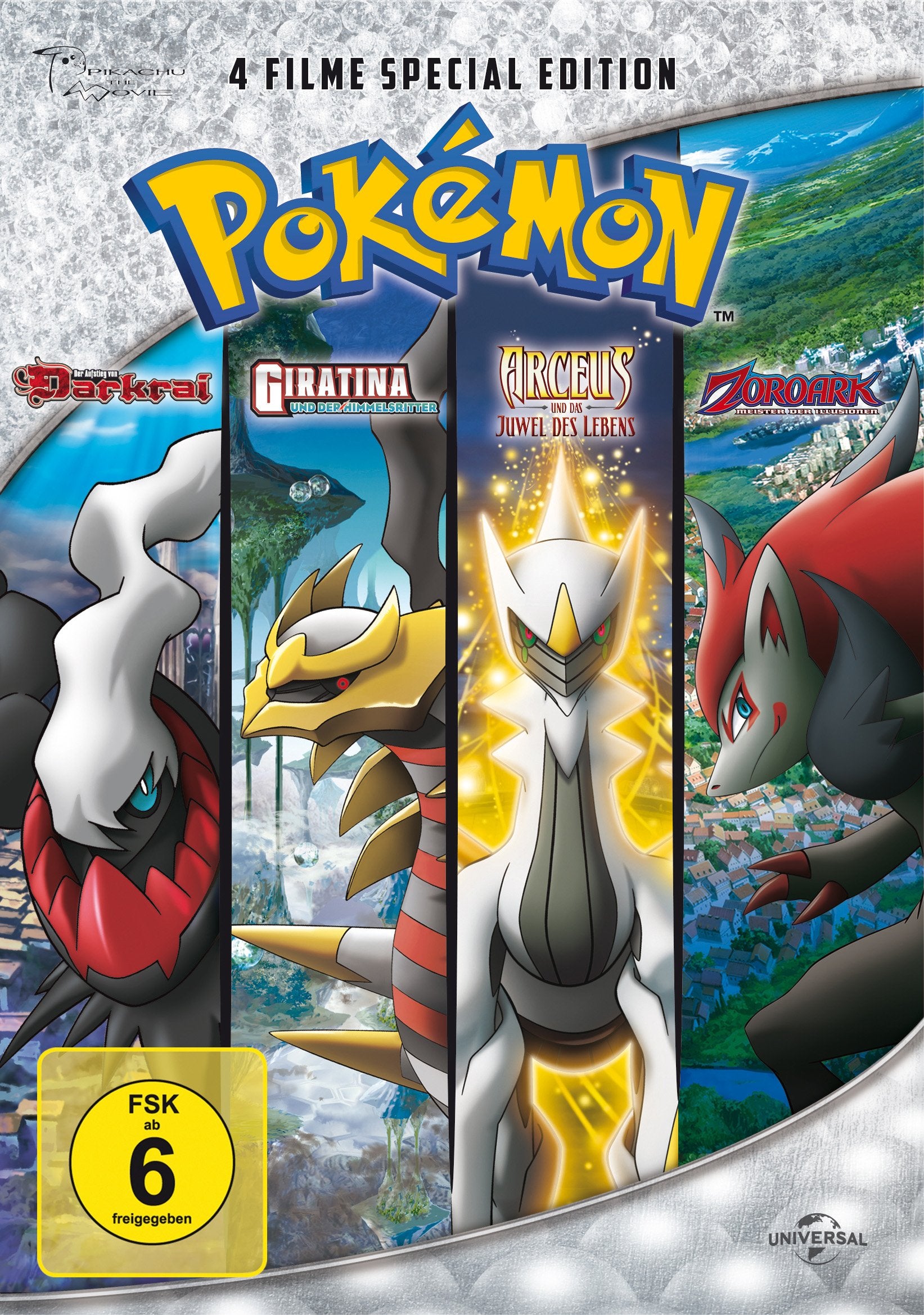 Pokemon - Der Aufstieg von Darkrai/Giratina und der Himmelsritter/Arceus und das Juwel des Lebens/ZOROARK - Meister der Illusionen Movies