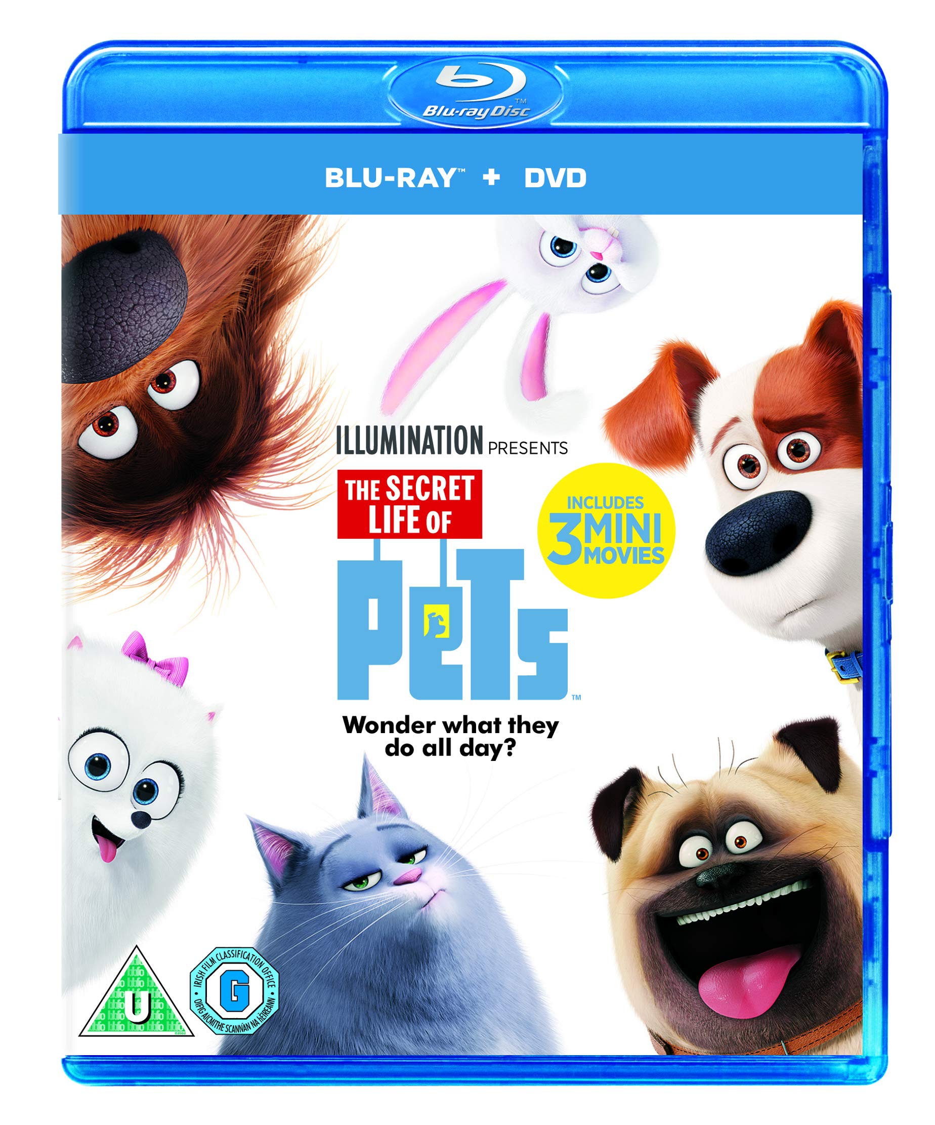 The Secret Life Of Pets (Blu-ray + Digital Download) UK-Import, Sprache-Englisch... Movies