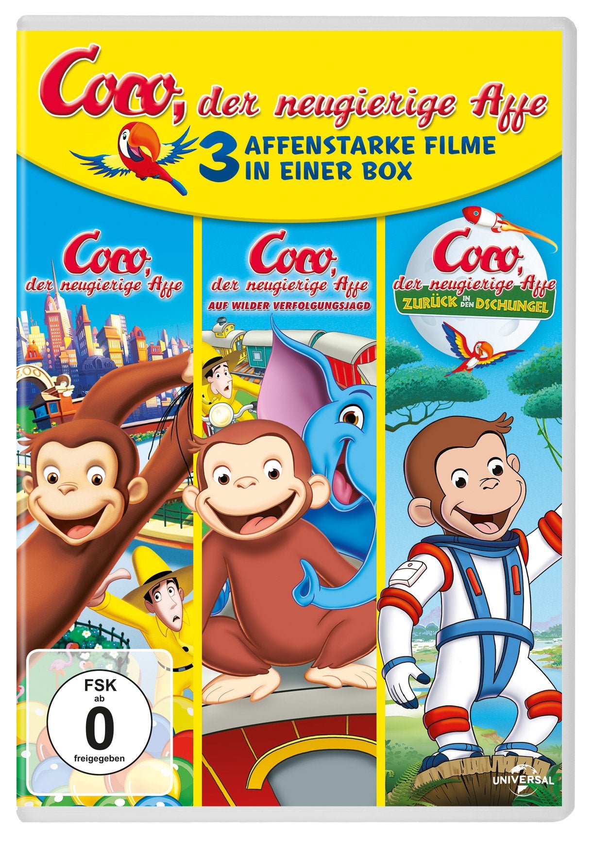 Coco, der neugierige Affe – 3 affenstarke Filme in einer Box Films