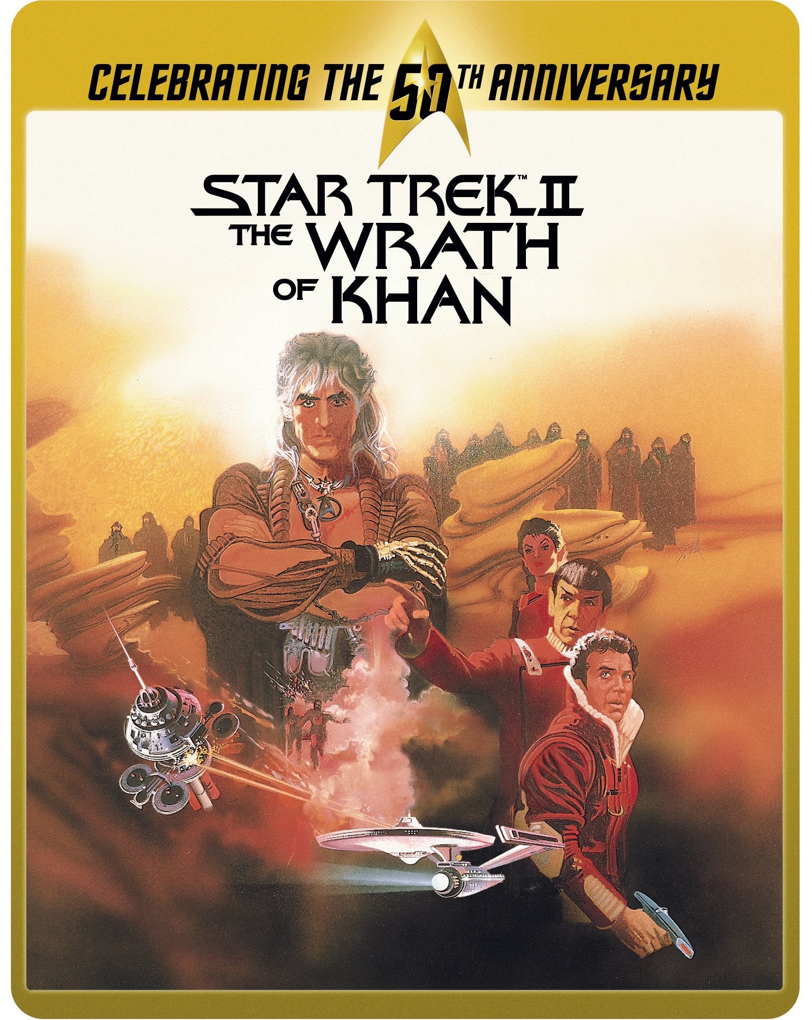 Star Trek 2 - The Wrath Of Khan Director's Cut (Limited Edition 50th Anniversary Steelbook) UK-Import Movies