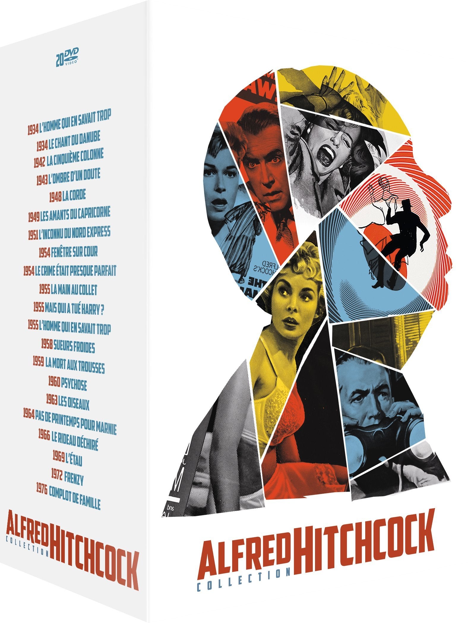 Coffret Hitchcock 20 films dvd