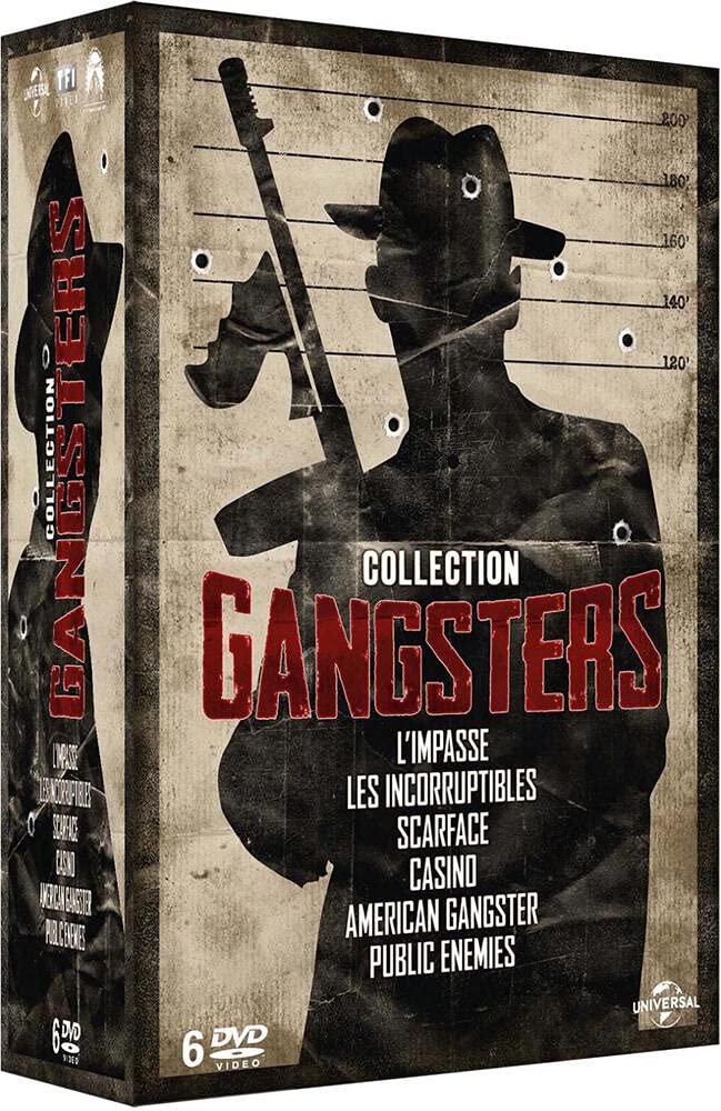 Collection Gangsters : Public Ennemies + Les incorruptibles + Scarface + American Gangster + L'impasse + Casino Movies