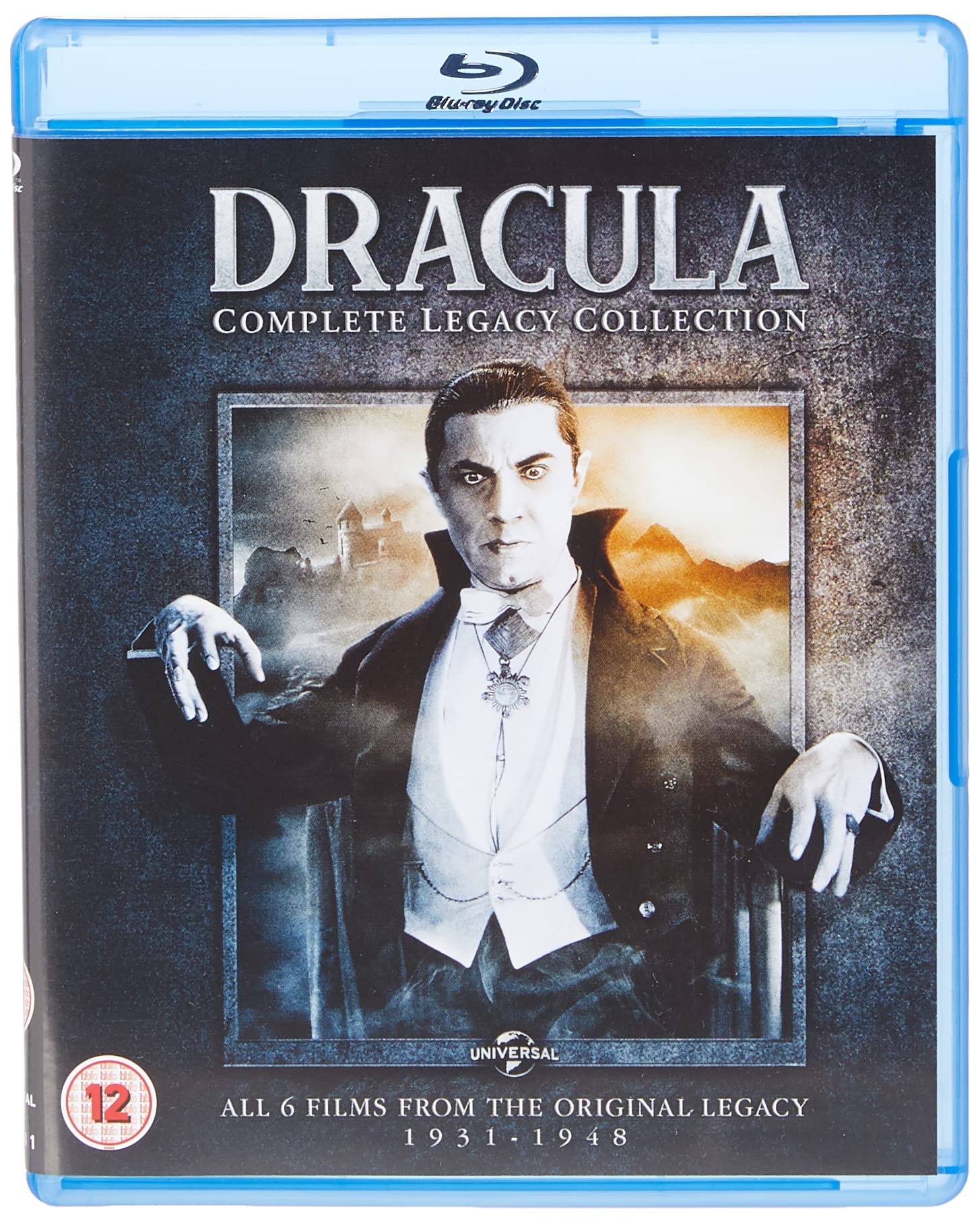 Universal Pictures - Dracula - The Complete Legacy Collection (6 Films) Blu-Ray (1 BLU-RAY) Films
