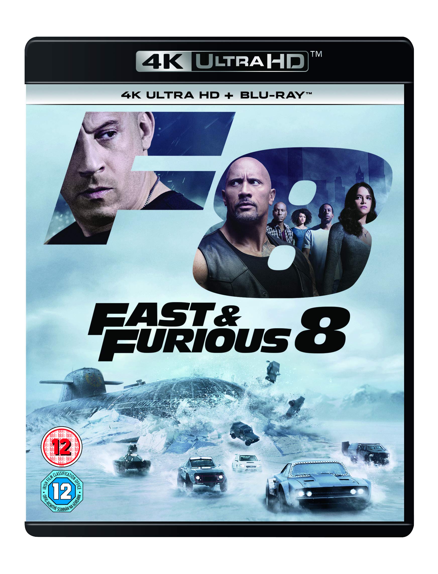 Blu-ray2 - Fast & Furious 8 (4K Ultra-HD + Bd + Uv) (2 BLU-RAY) Films