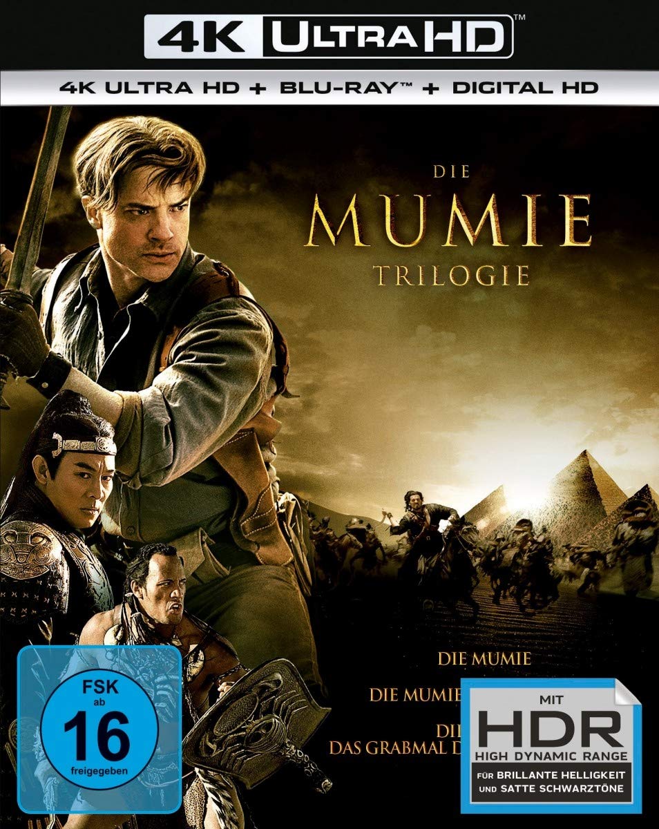 Die Mumie - Trilogy (3 4K Ultra HD) (+ 3 Blu-rays) Films