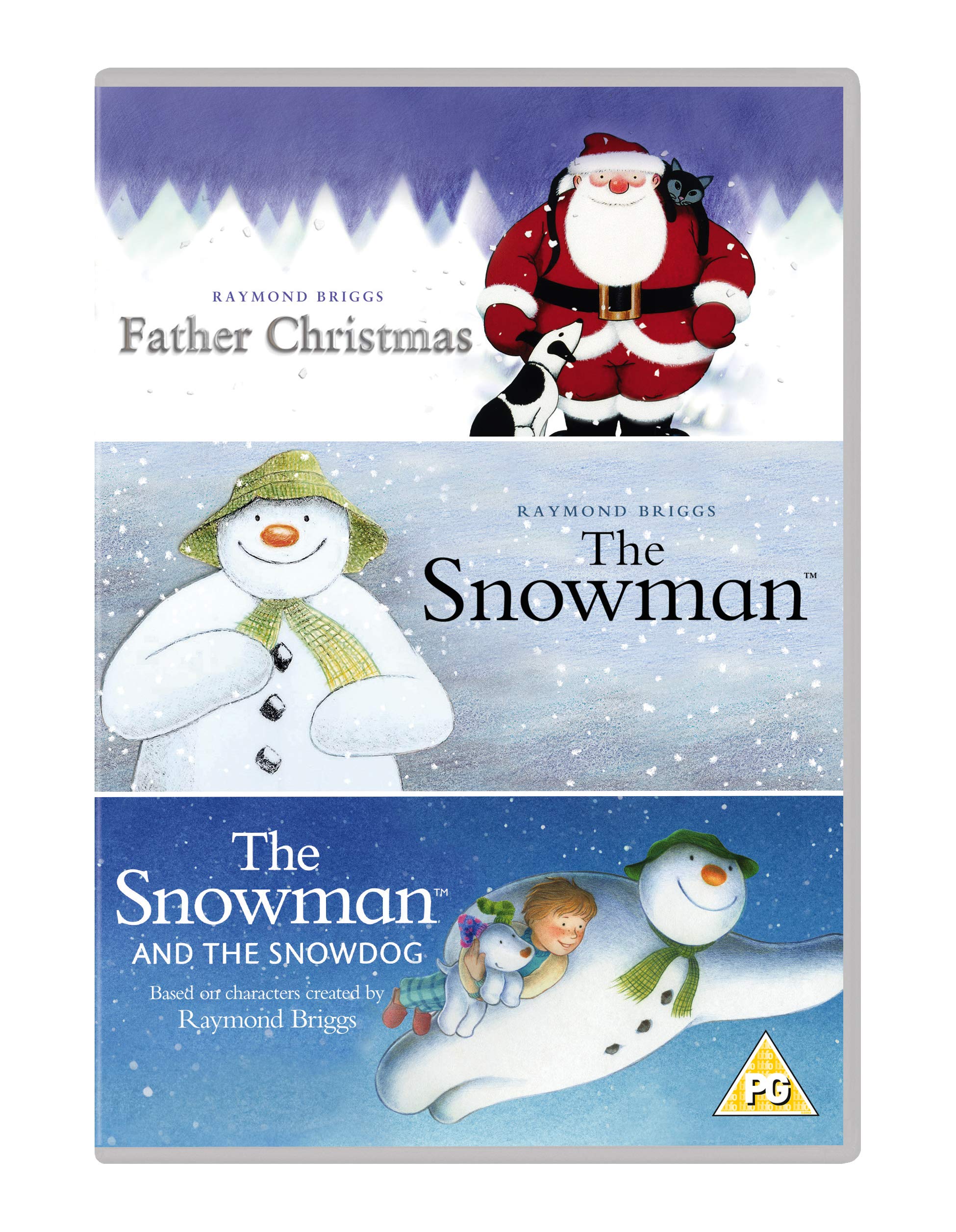 Briggs Christmas Triple (Father Christmas, Snowman, Snowman & Snowdog) Films
