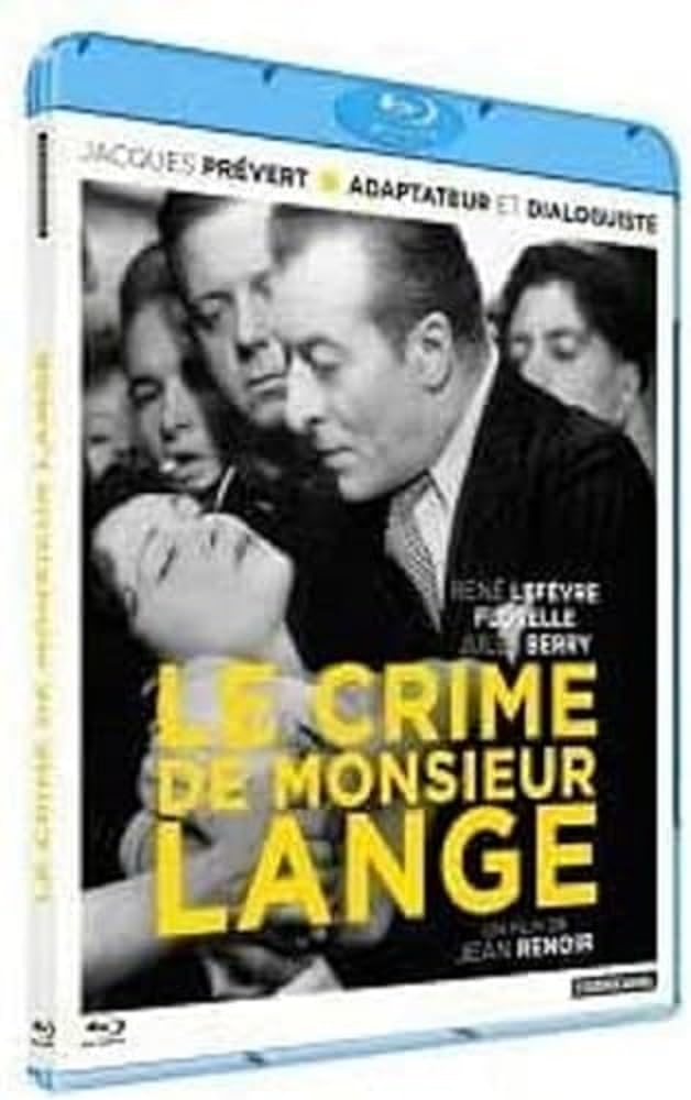 Le crime de monsieur lange Films