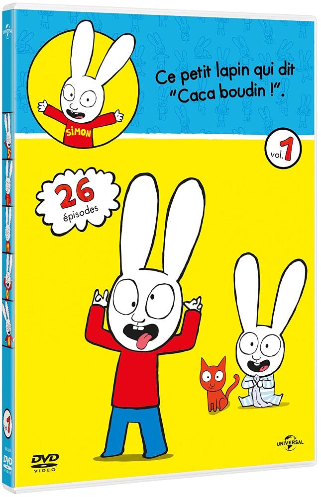 Simon, saison 1, vol. 1, 26 épisodes : ce petit lapin qui dit "caca boudin !" Films