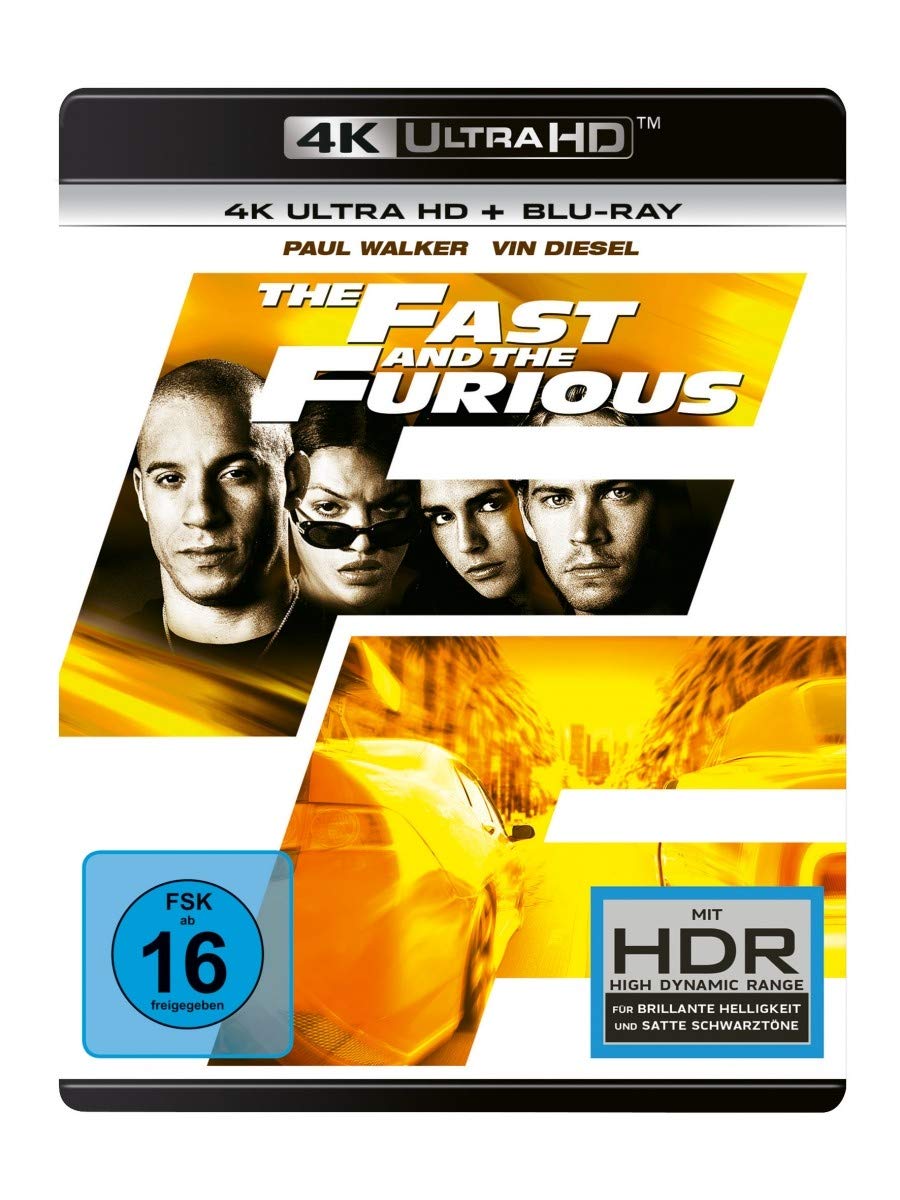 The Fast and the Furious (4K Ultra-HD) (+ Blu-ray 2D) Films