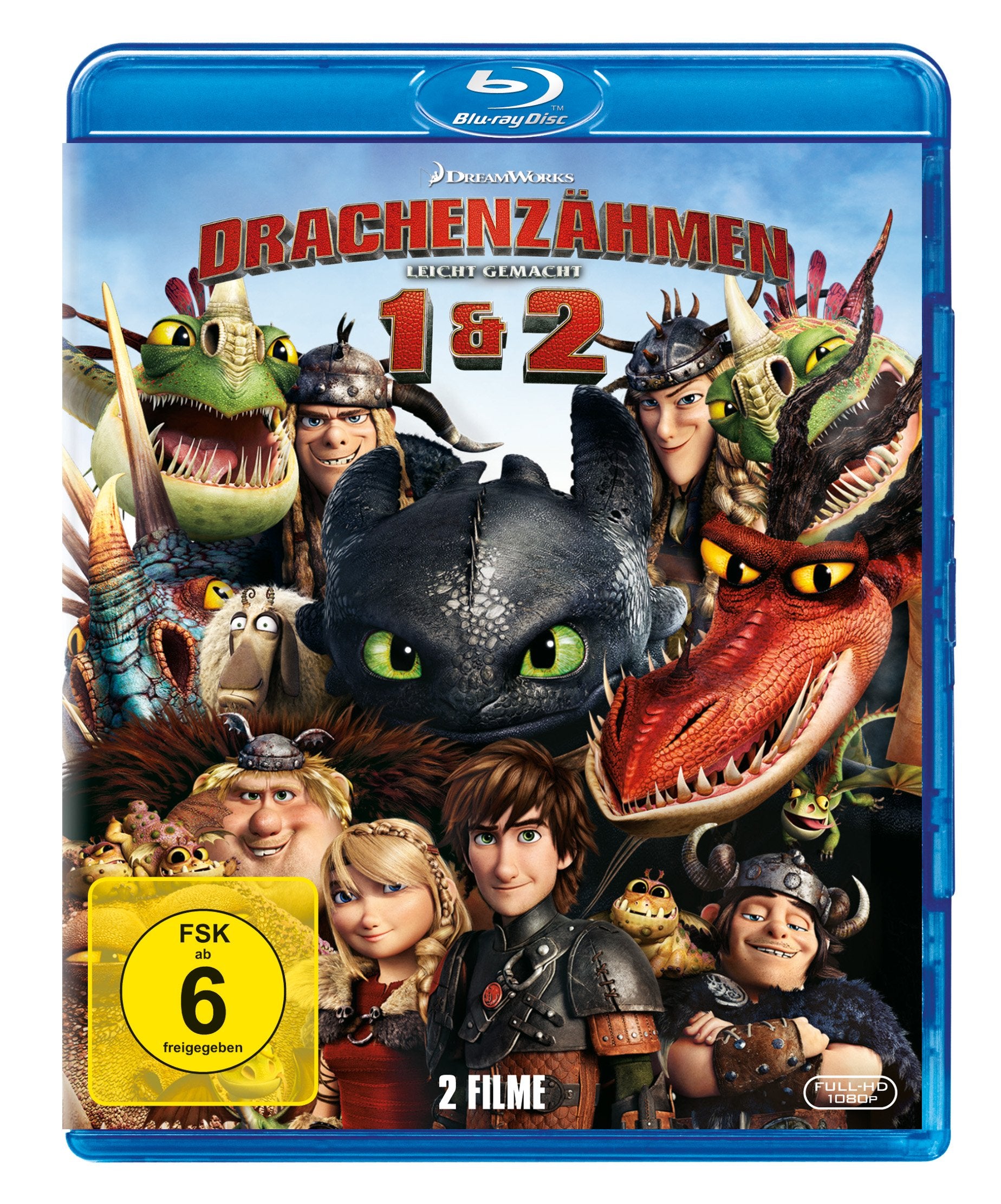 Drachenzähmen leicht gemacht 1 & 2 Films