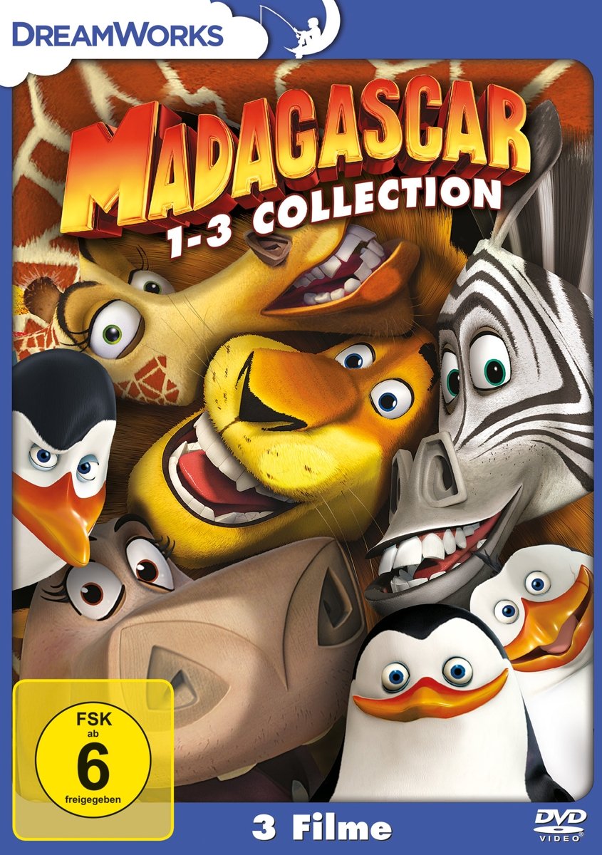 Madagascar 1-3 Movies