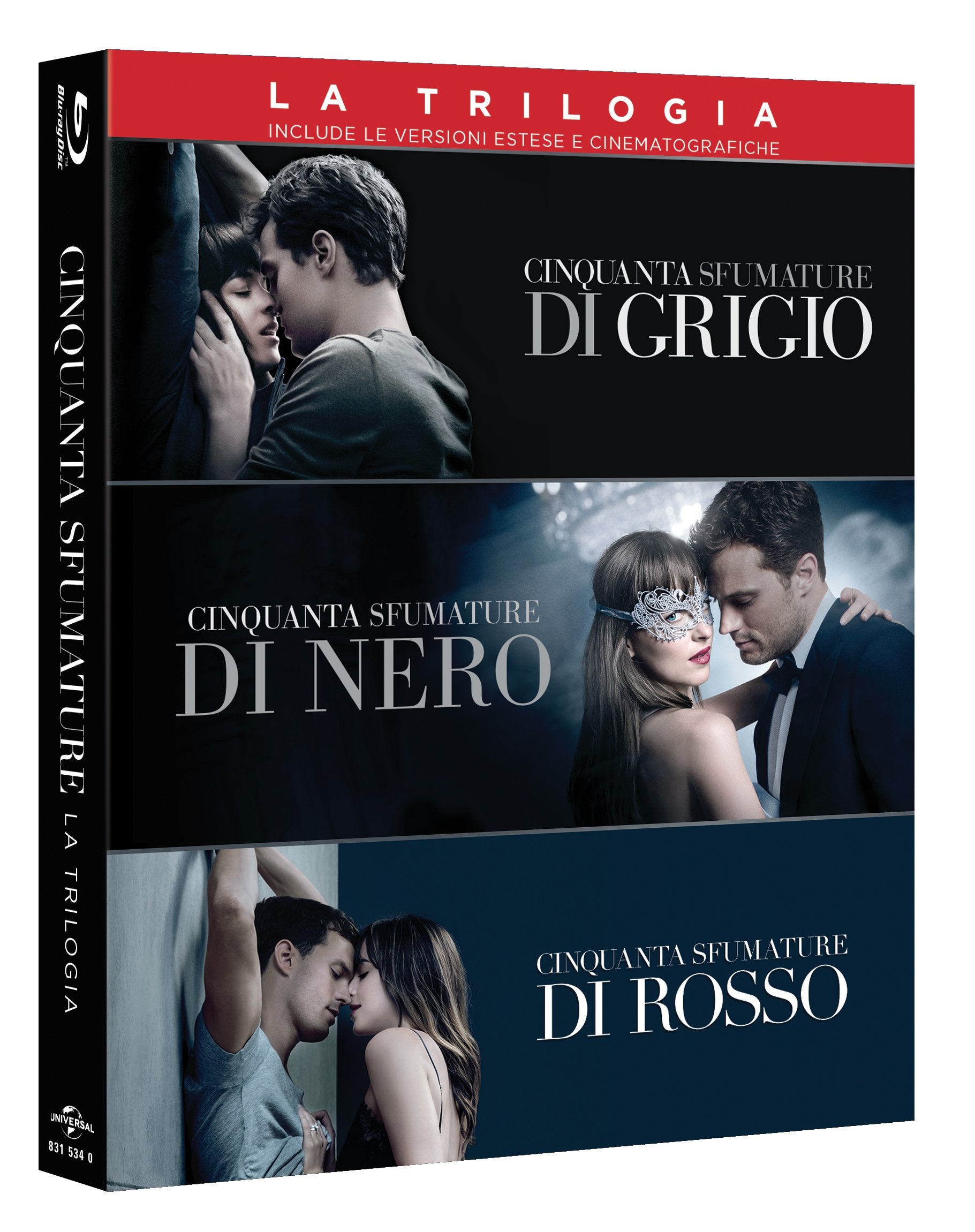 Fifty Shades of Grey - 3-Movie Collection (3-Disc) Import, Deutsche Syncronisation Films