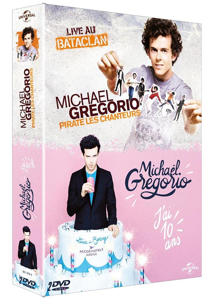 Coffret michael gregorio 2 spectacles Films