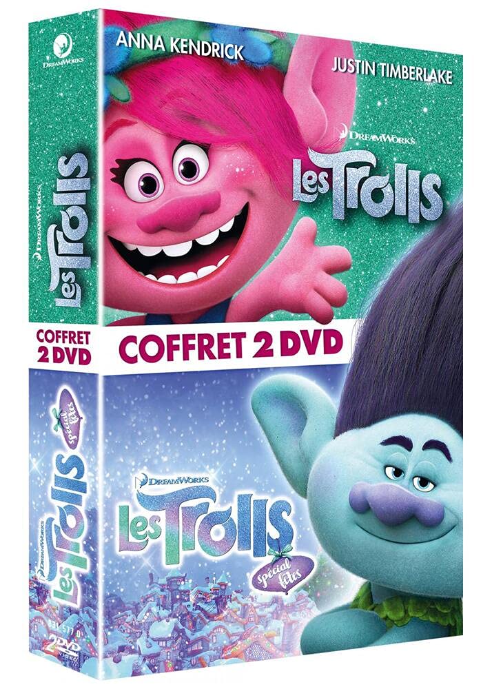 Coffret les trolls 2 films : les trolls ; les trolls de noël Films
