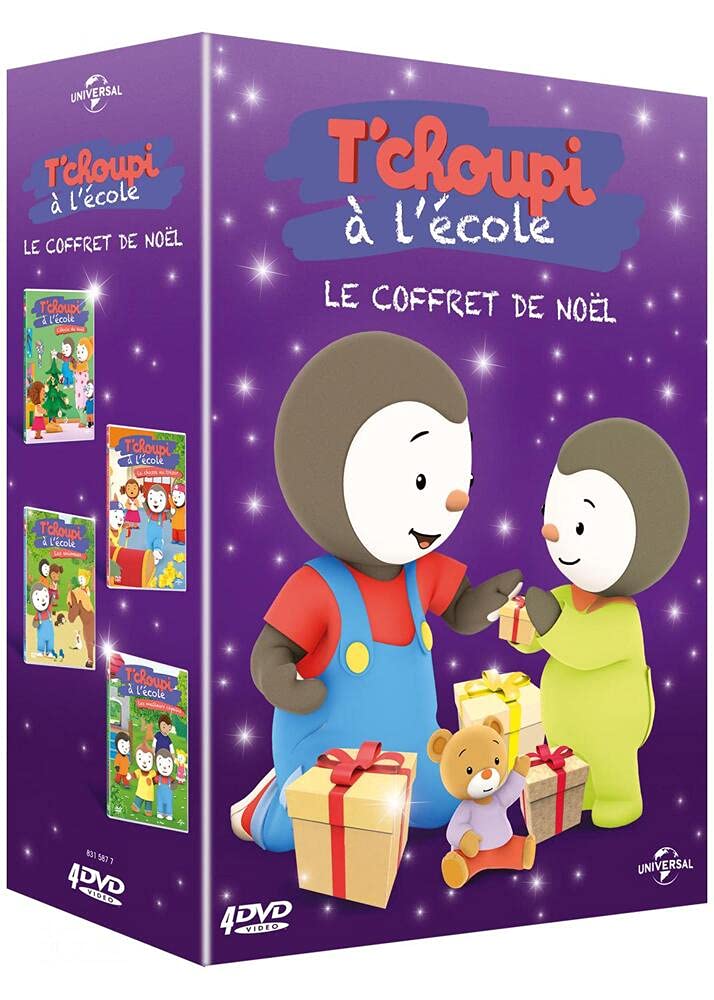 Coffret t'choupi à l'école : le coffret de noël Films