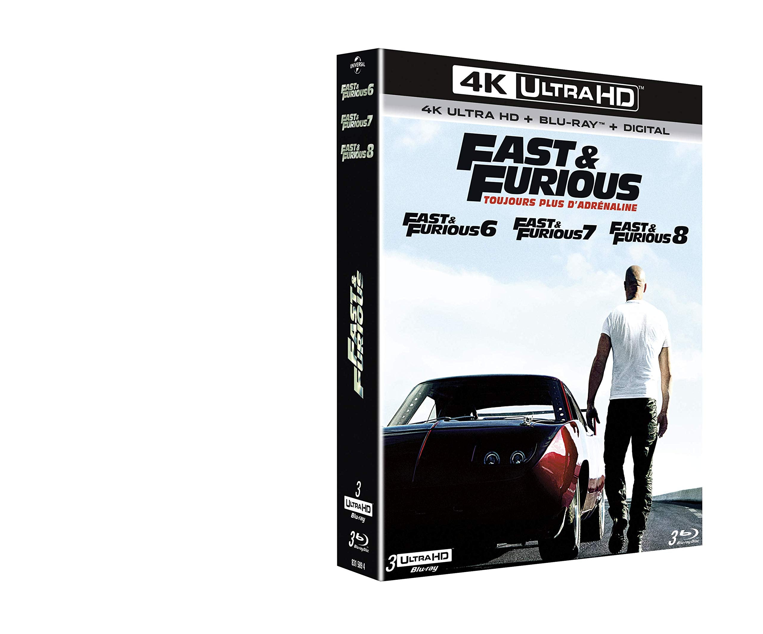 Coffret fast and furious 6 à 8 4k ultra hd Films
