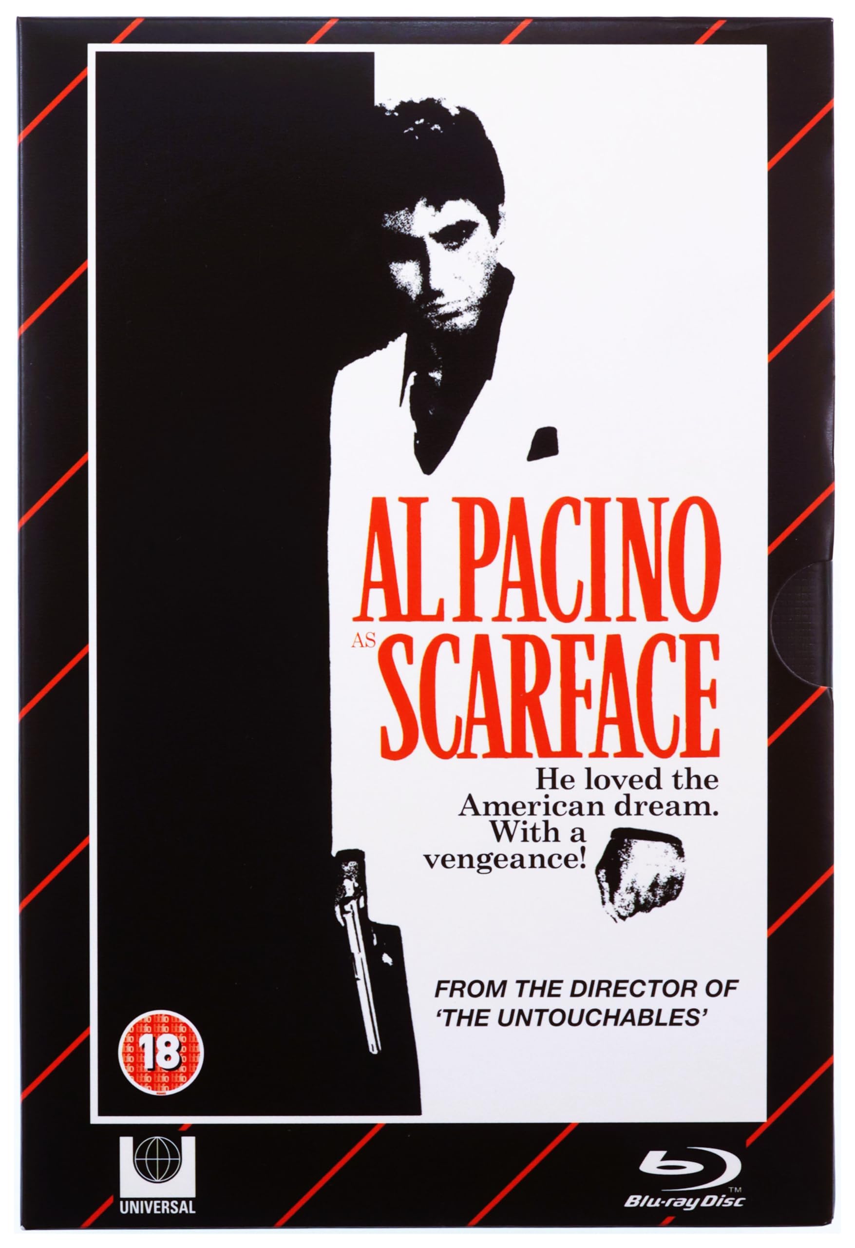 SCARFACE (BLU-RAY AND DVD) RETRO VHS STY Blu-ray Films