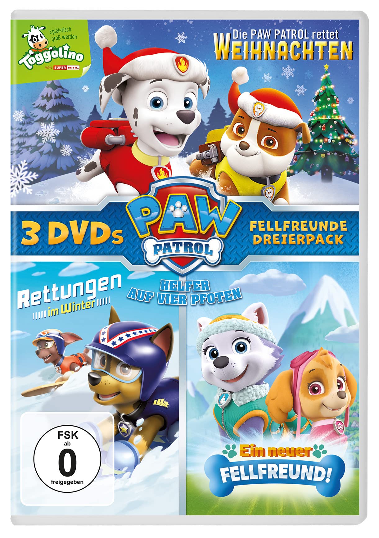 Paw Patrol: Die Paw Patrol rettet Weihnachten, Paw Patrol: Rettungen im Winter & Paw Patrol: Ein neuer Fellfreund! Movies