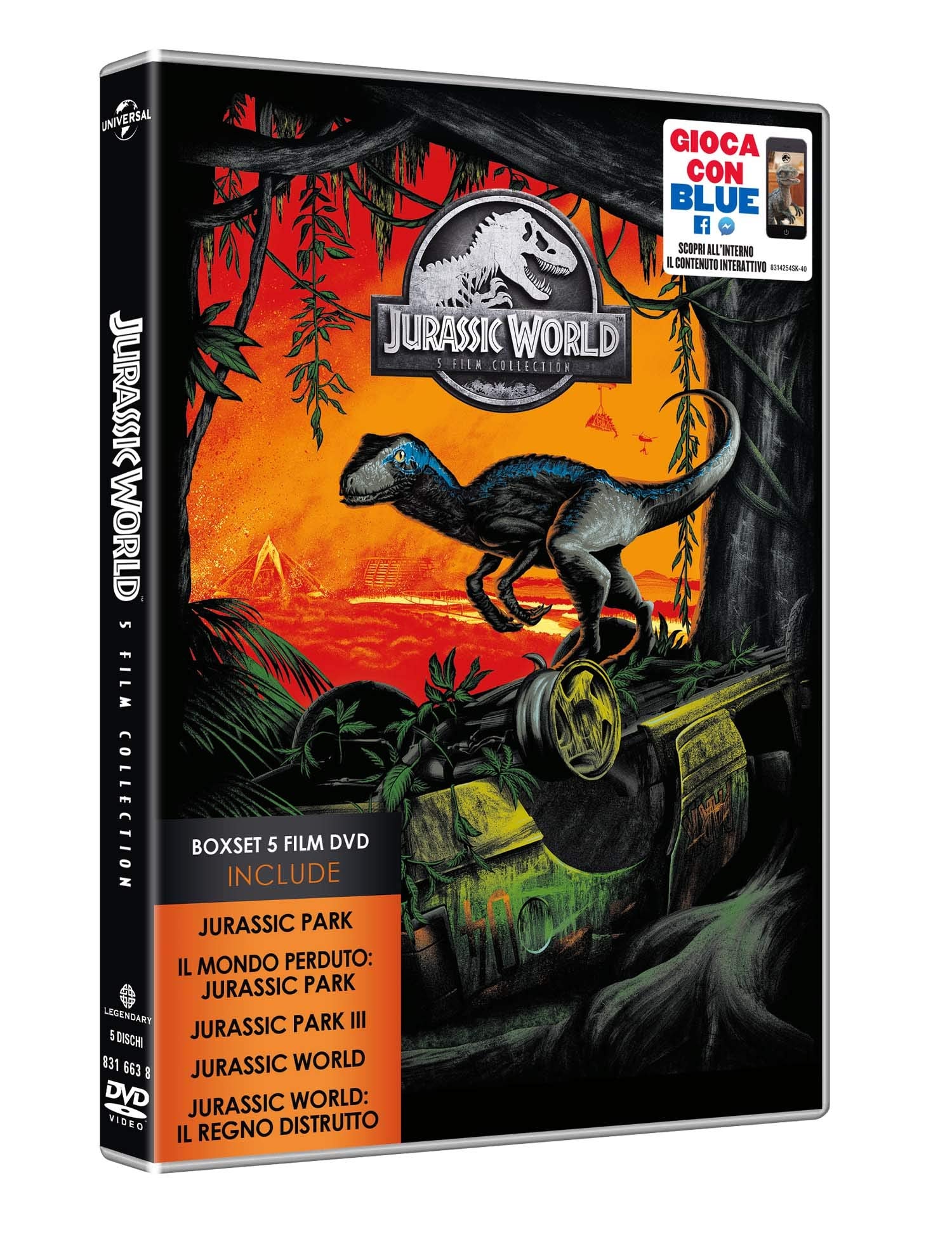 Jurassic 5 Movie Collection (Box 5 DVD) Films