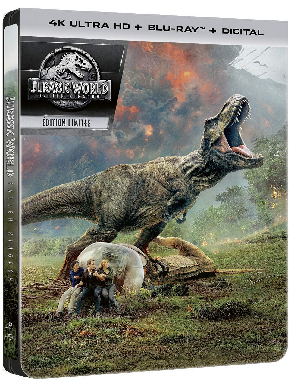 Jurassic World: Fallen Kingdom 4K Ultra HD (Inclus un disque de bonus inédit 32min) Movies