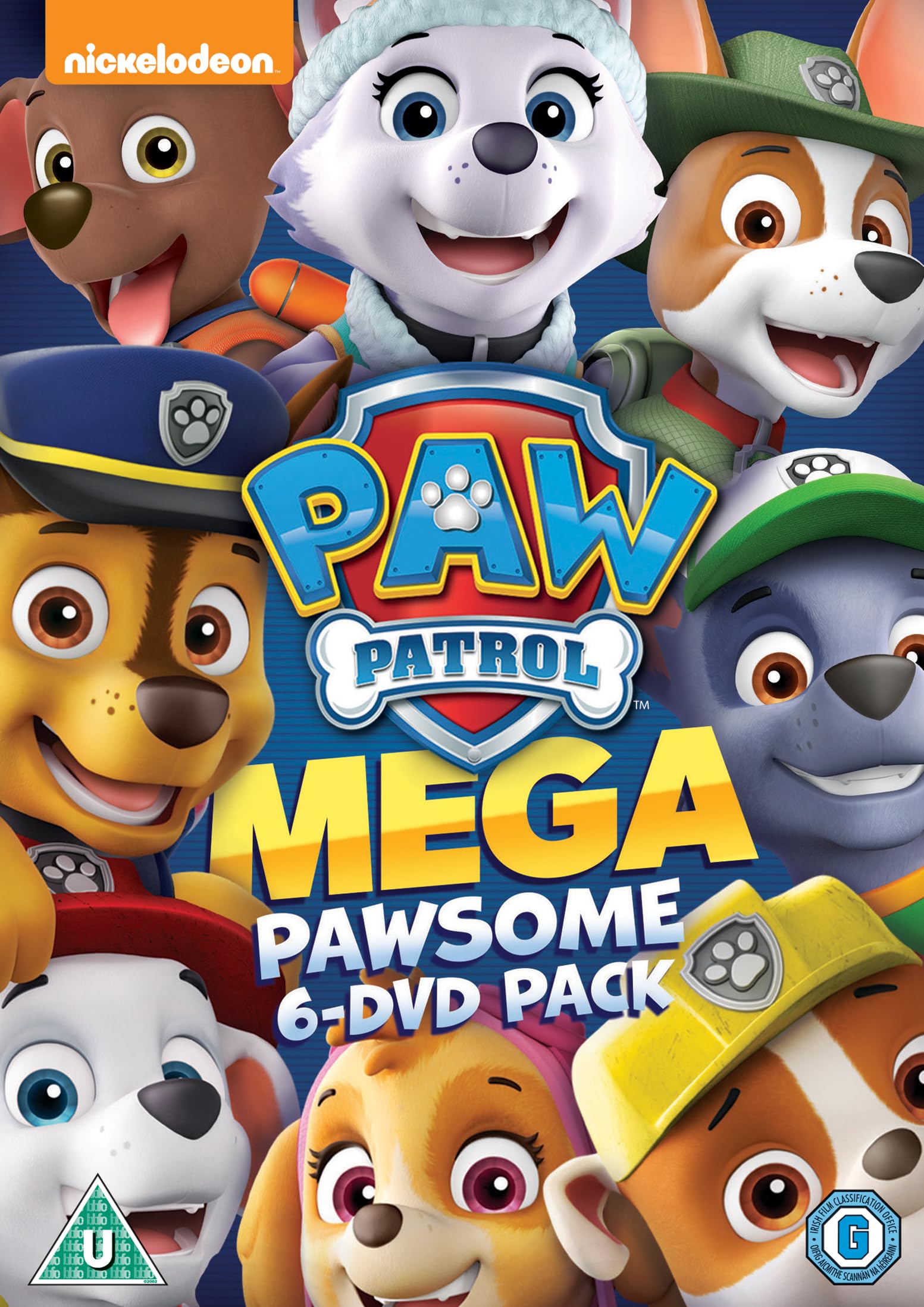 Paw Patrol- Megapawesome Pack (6-Title Boxset includes Colouring Book) Films