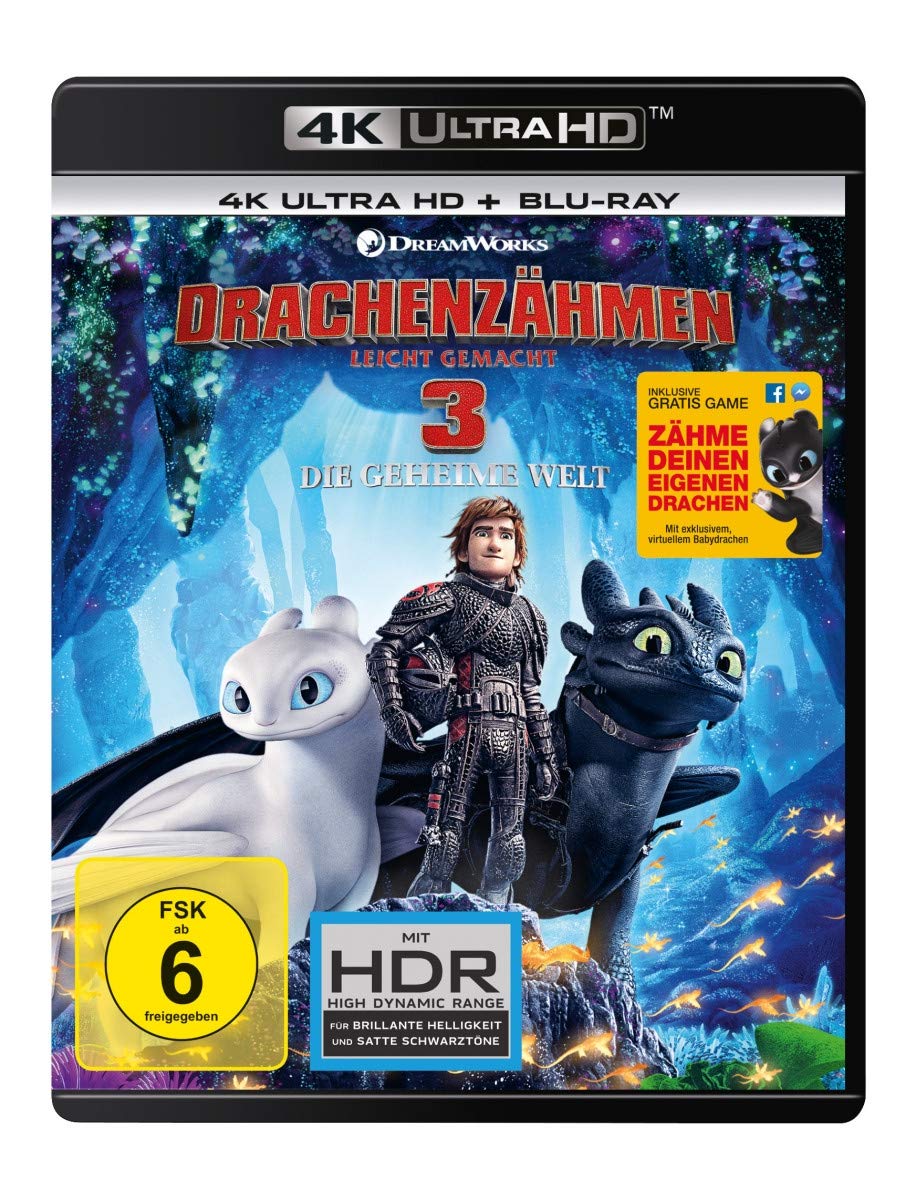 Drachenzähmen leicht gemacht 3 - Die geheime Welt (4K Ultra-HD) (+ Blu-ray 2D) Movies