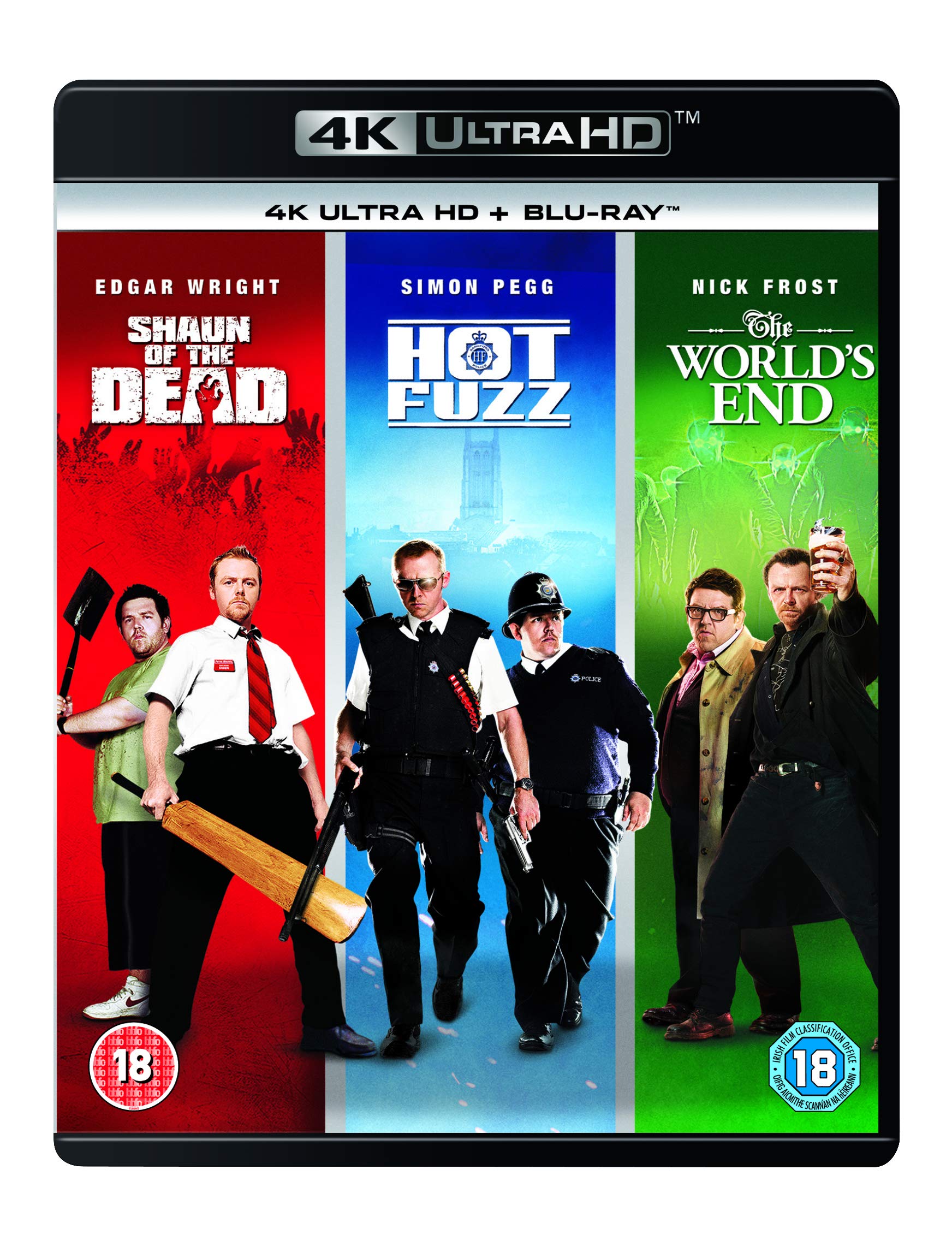 Shaun of the Dead/Hot Fuzz/The World's End: The 4K Ultra-HD Collection Movies