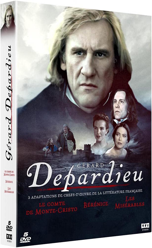 Gérard Depardieu : Le Comte de Monte-Cristo + Bérénice + Les Misérables dvd