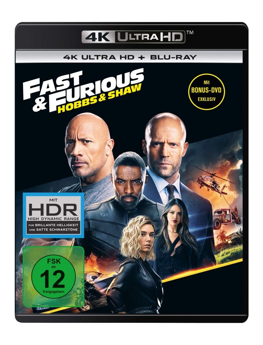Fast & Furious: Hobbs & Shaw (4K Ultra-HD) (+ Blu-ray 2D) (+ Bonus-DVD) Films