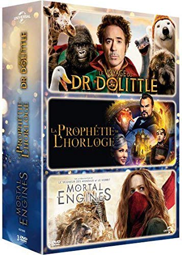 Le Voyage du Dr Dolittle + La Prophétie de l'horloge + Mortal Engines dvd
