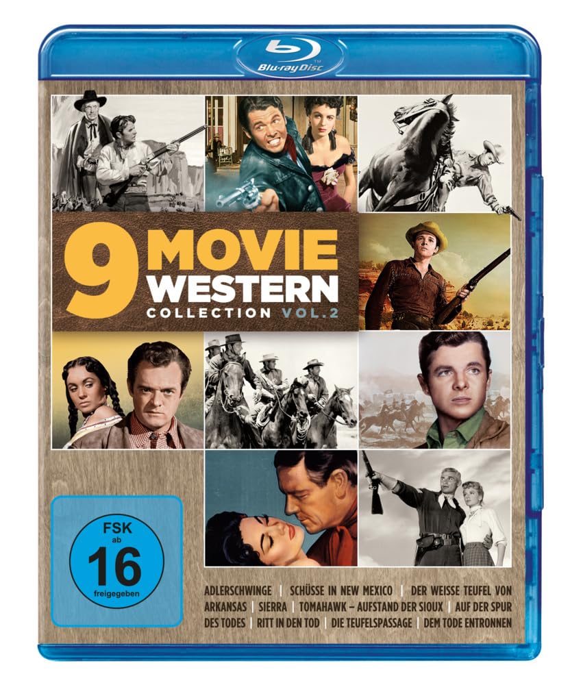 9 Movie Western Collection Films