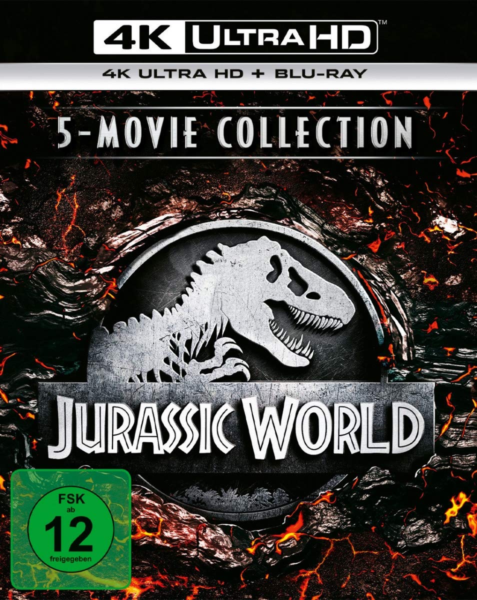 Jurassic World - 5-Movie Collection (4K Ultra-HD) (5 BR4Ks + 5 BRs) Movies