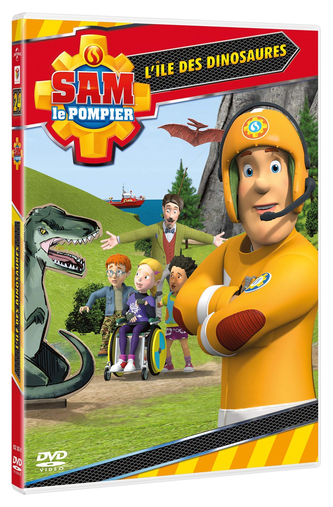 Sam Le Pompier-Volume 24 : L'Île des Dinosaures dvd
