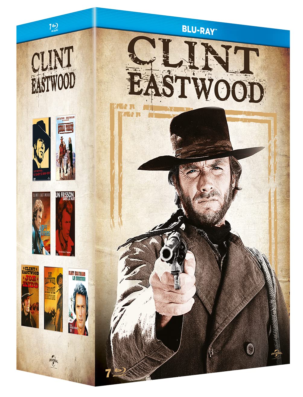 Clint Eastwood-Coffret 7 Films-Collection Blu-Ray dvd