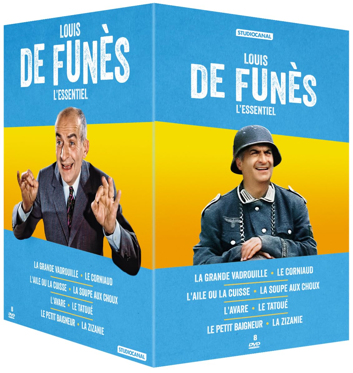 L'Essentiel de Louis de Funès-Coffret 8 DVD dvd