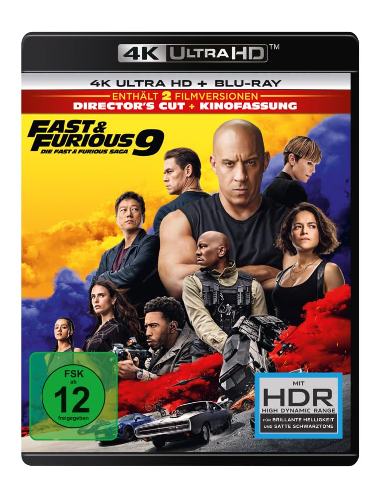 Fast & Furious 9 - Die Fast & Furious Saga (4K Ultra-HD) (+ Blu-ray 2D) Films