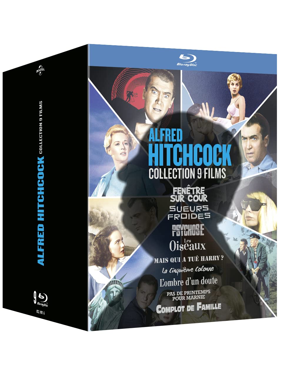 Alfred hitchcock - 9 films Films