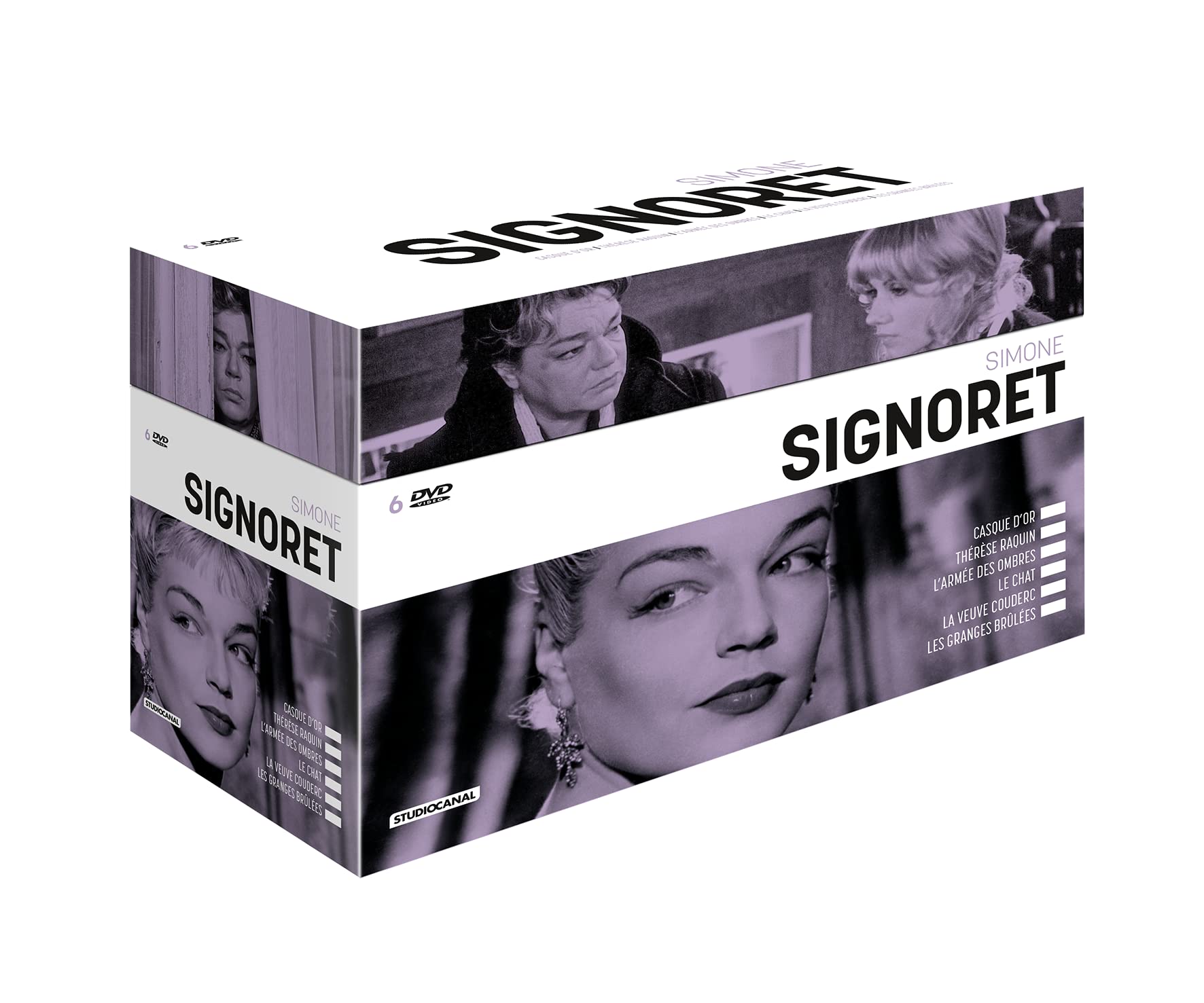 Simone Signoret : Casque d'or + Thérèse Raquin + L'Armée des Ombres + Le Chat + + La Veuve Couderc Les Granges brûlées dvd