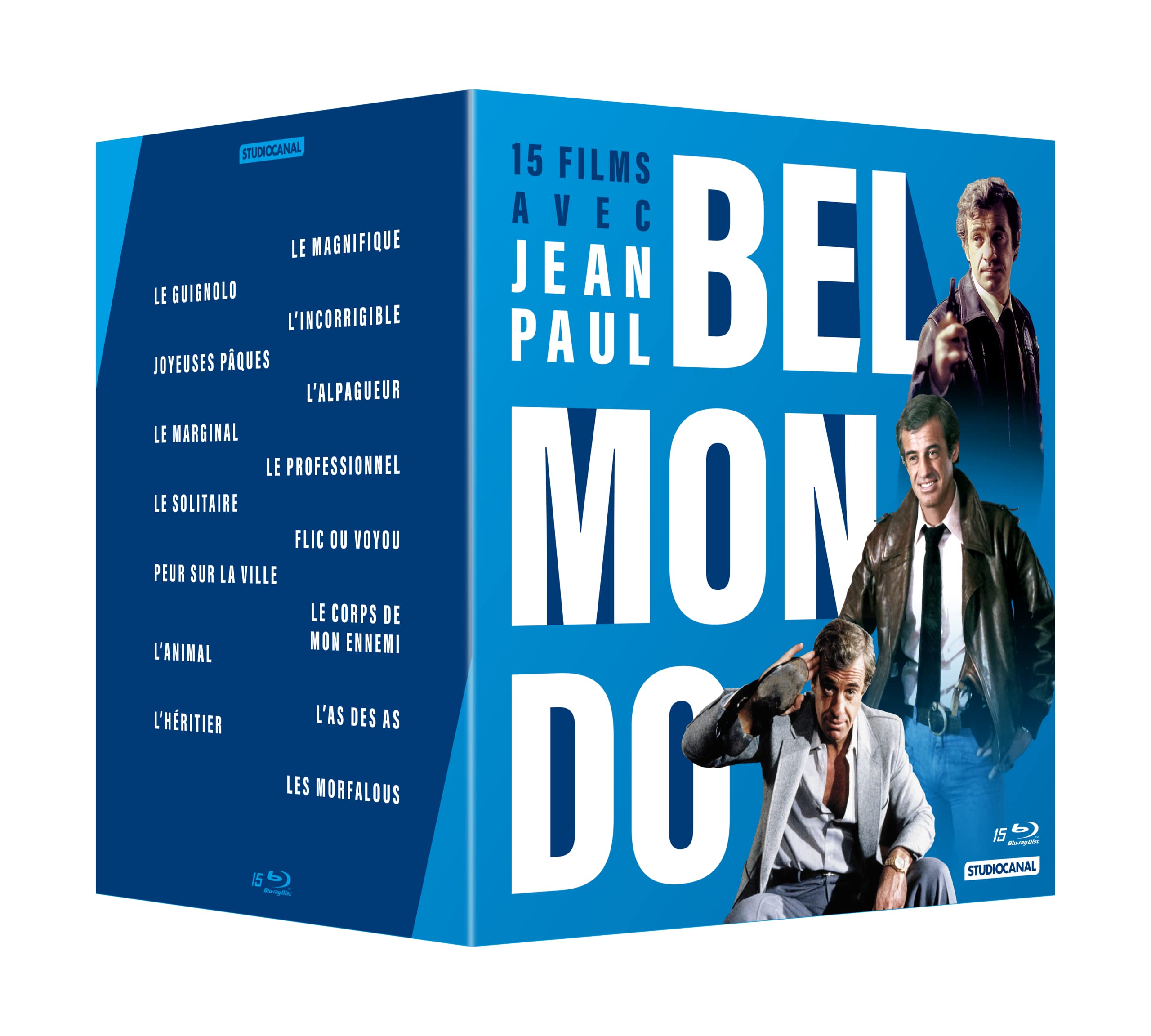 Jean-paul belmondo - l'essentiel - 15 films Films