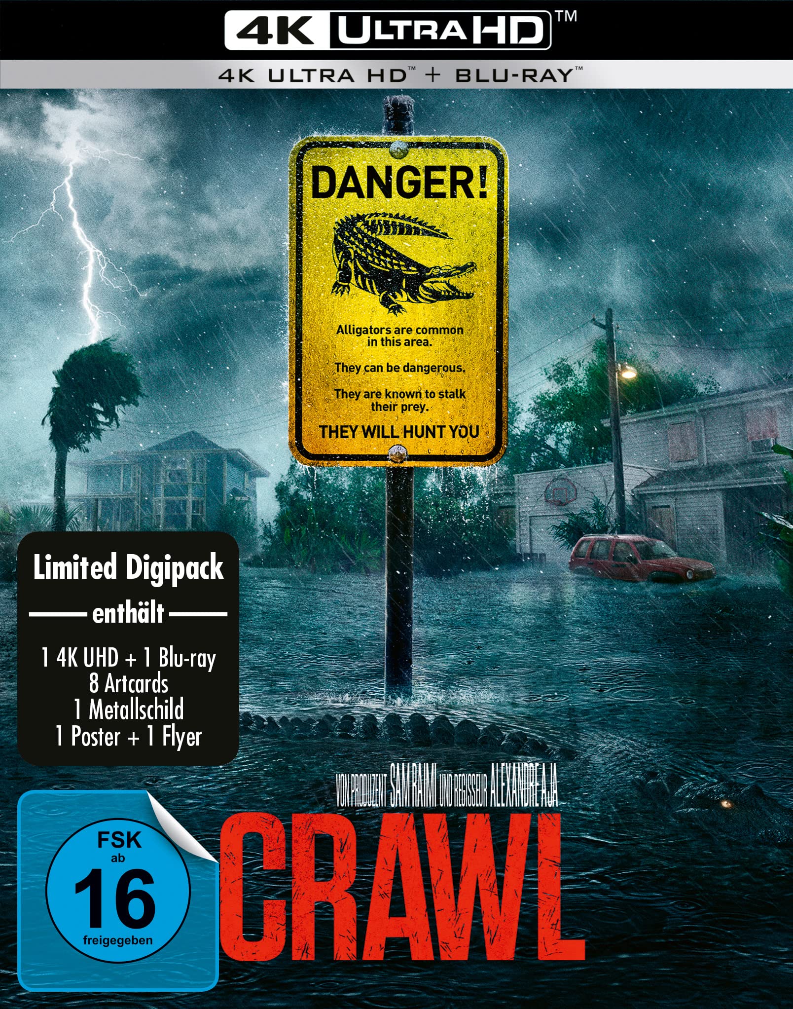 Crawl - 4K Ultra HD Blu-ray + Blu-ray / Limited Digipack (4K Ultra HD) Films