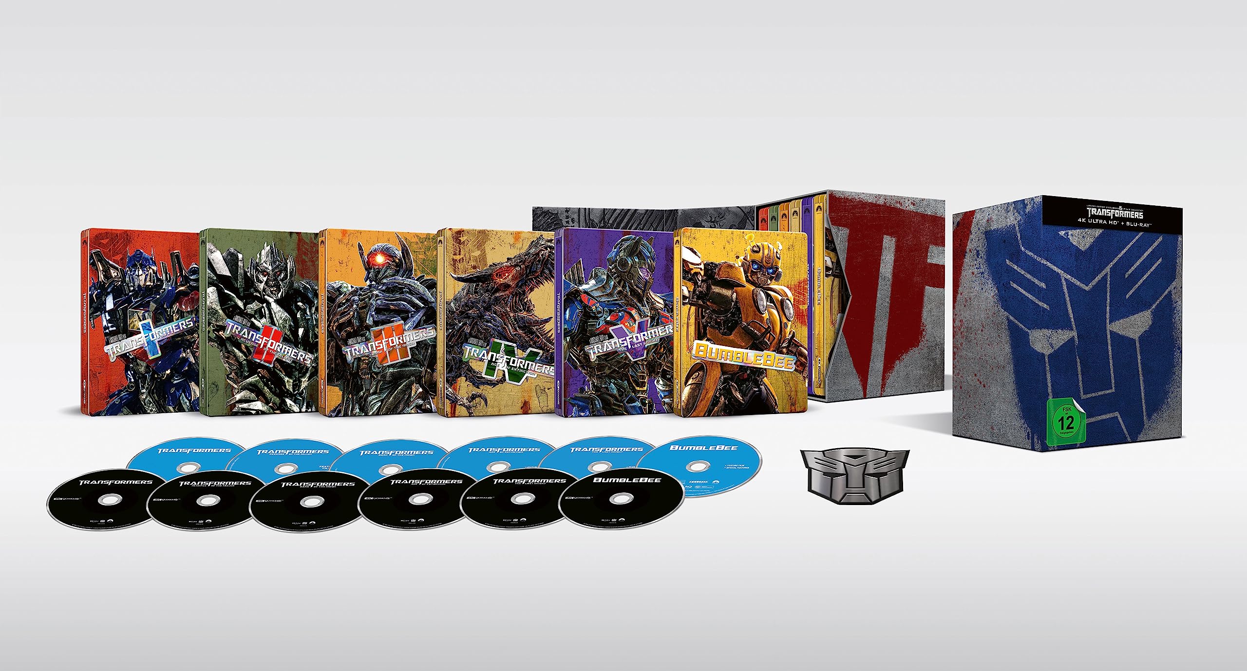 Transformers 6-Movie Collection - Limited Steelbook + Films