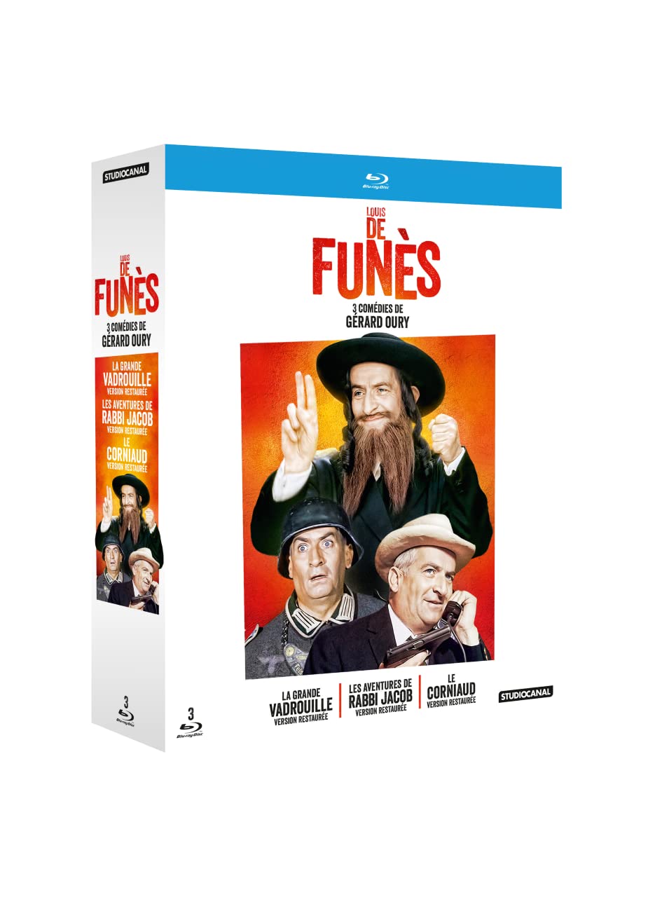 COFFRET 2023 : LOUIS DE FUNES 3 FILMS - BD dvd