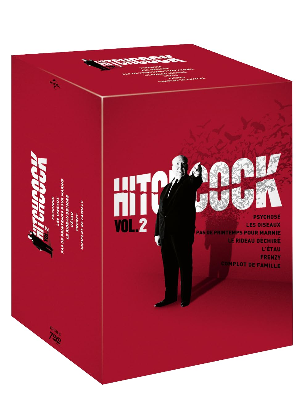 Alfred hitchcock - coffret rouge - 7 films Films