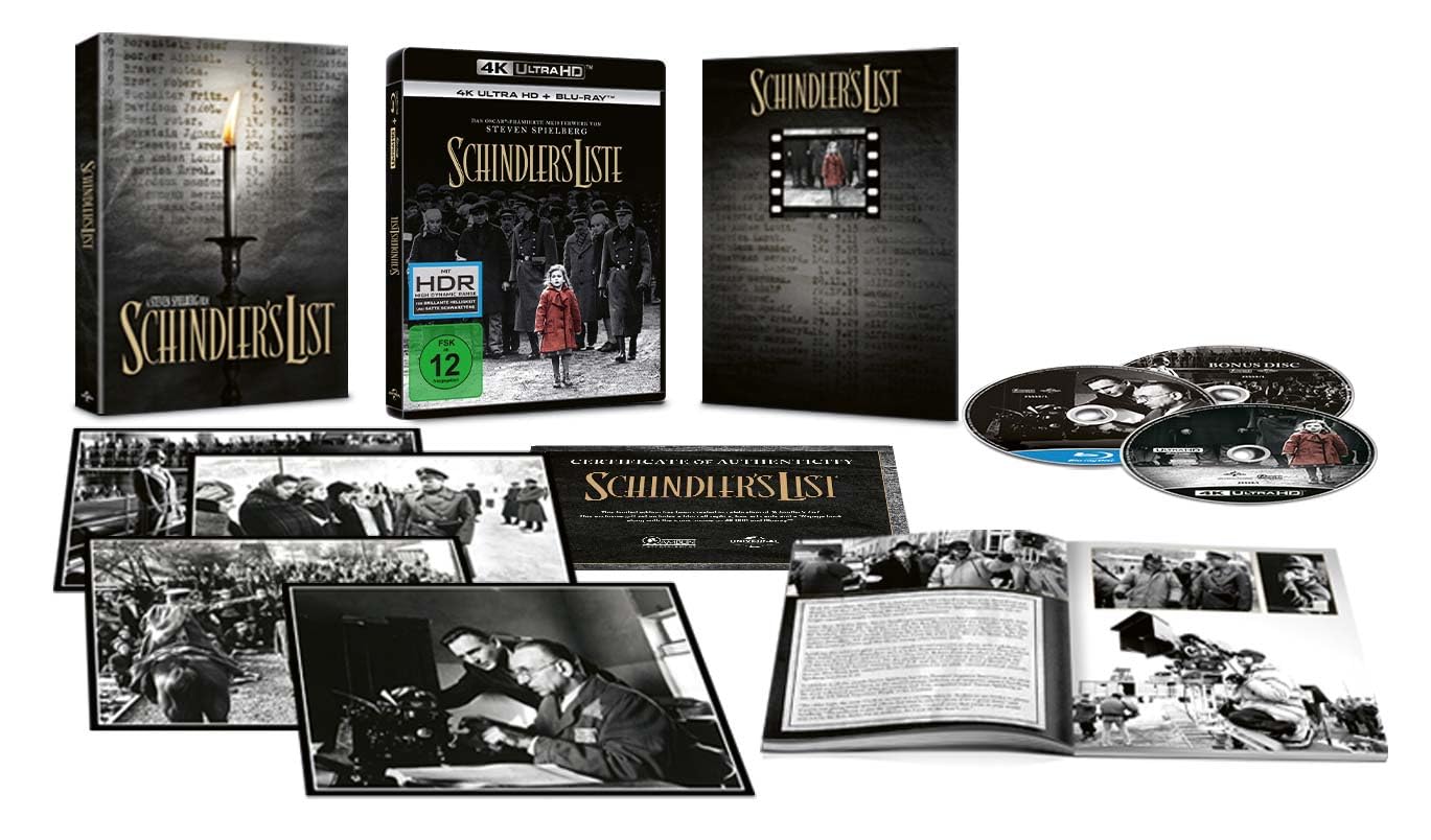 Schindlers Liste - 4K UHD - Deluxe Edition Films