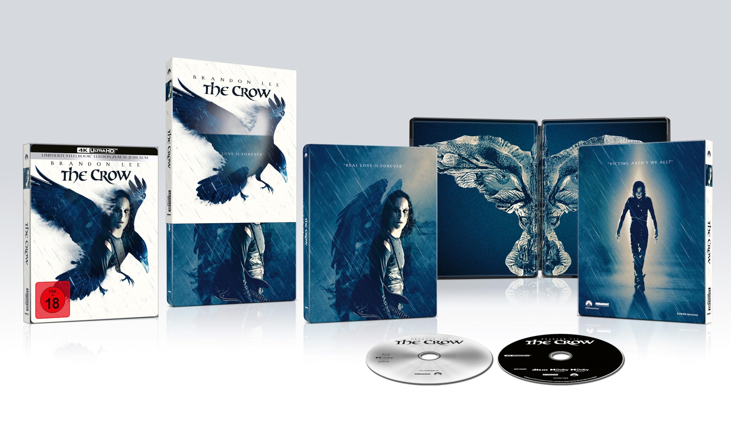 The Crow - Die Krähe - Limited Steelbook + Films