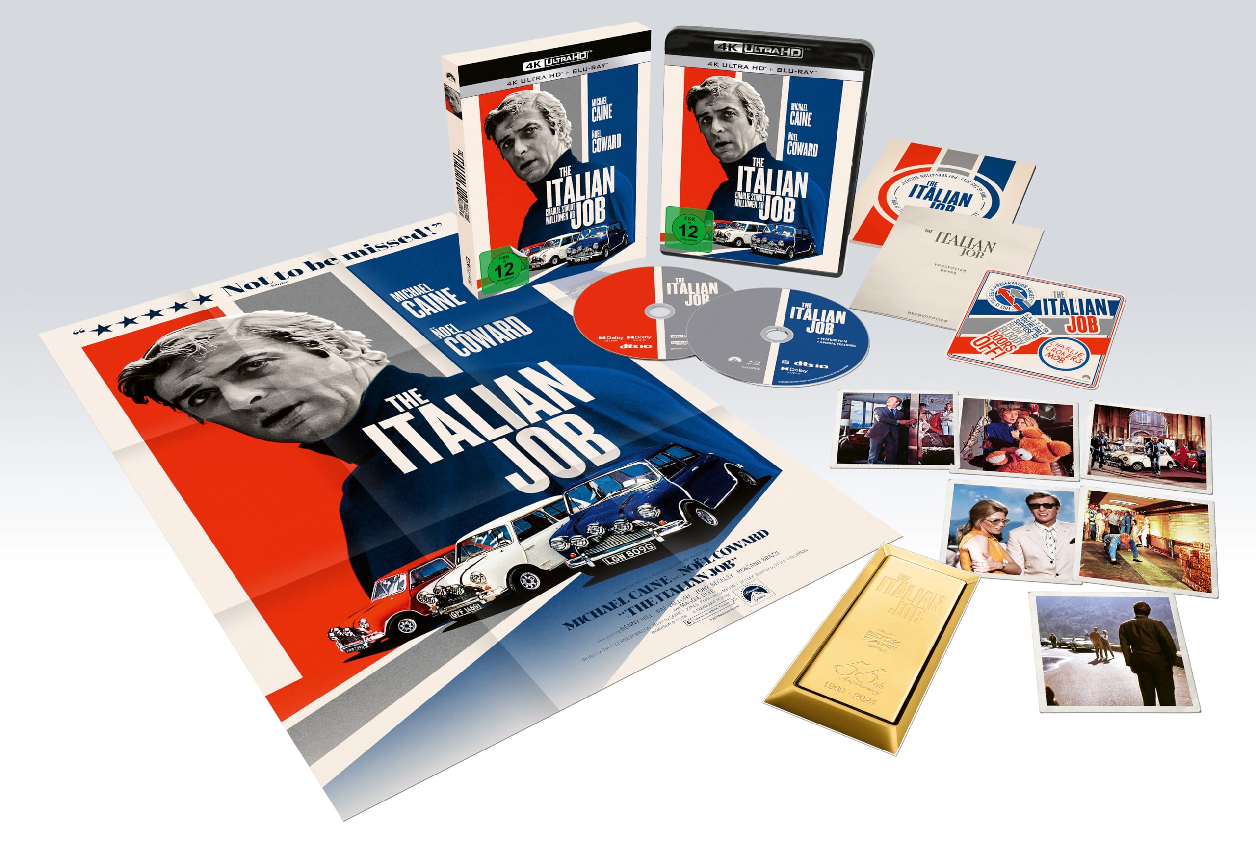 THE ITALIAN JOB - CHARLIE STAUBT MILLIONEN AB - LIMITED COLLECTOR'S EDITION + Movies
